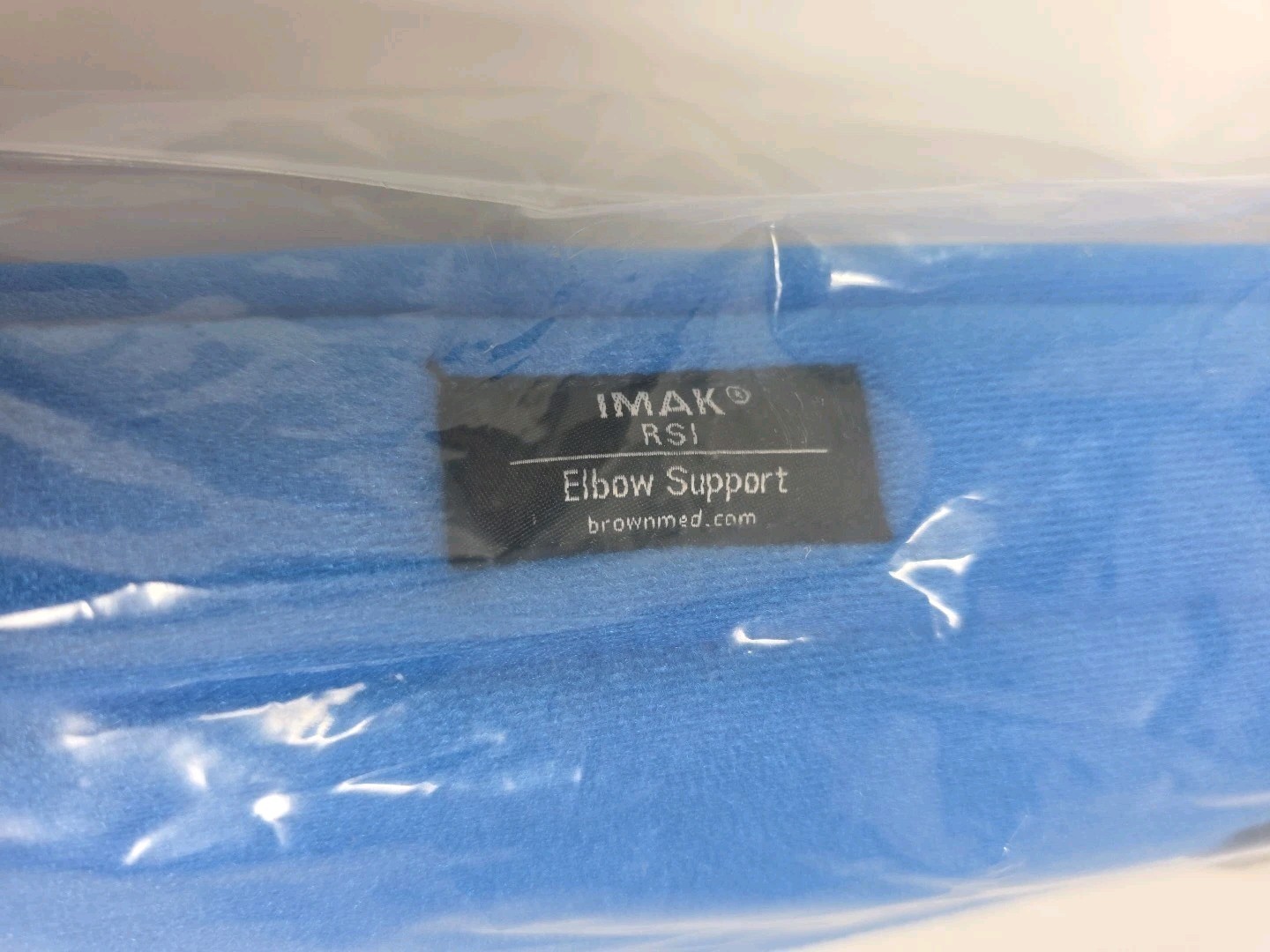 Brownmed IMAK RSI Elbow Support Brace – Blue NEW Adjustable Night-time X-Large