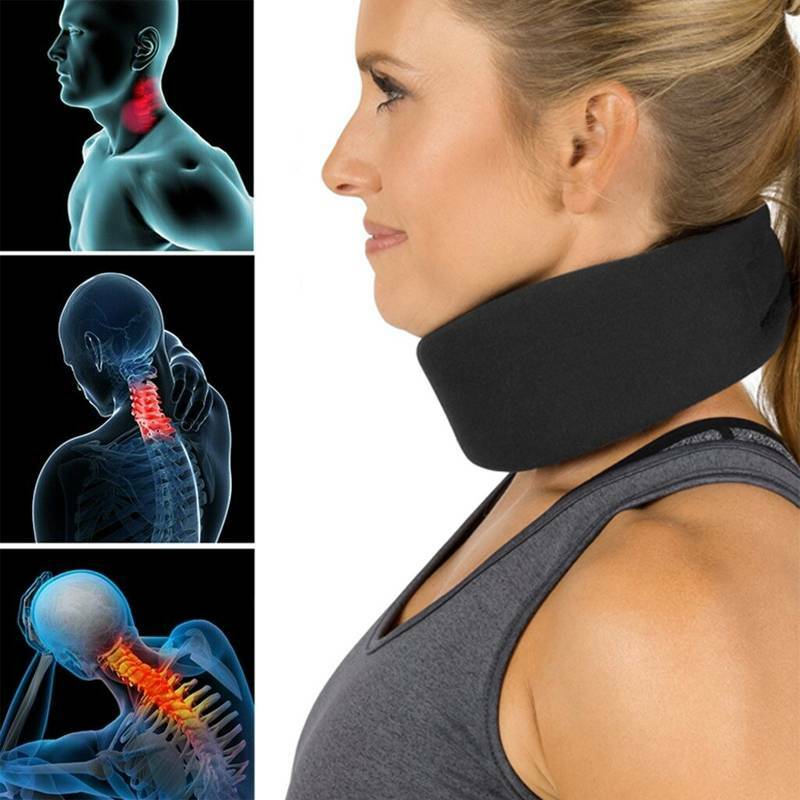 Adjustable Neck Brace Support Correcor Soft Foam Medical Cervical Collar Relief