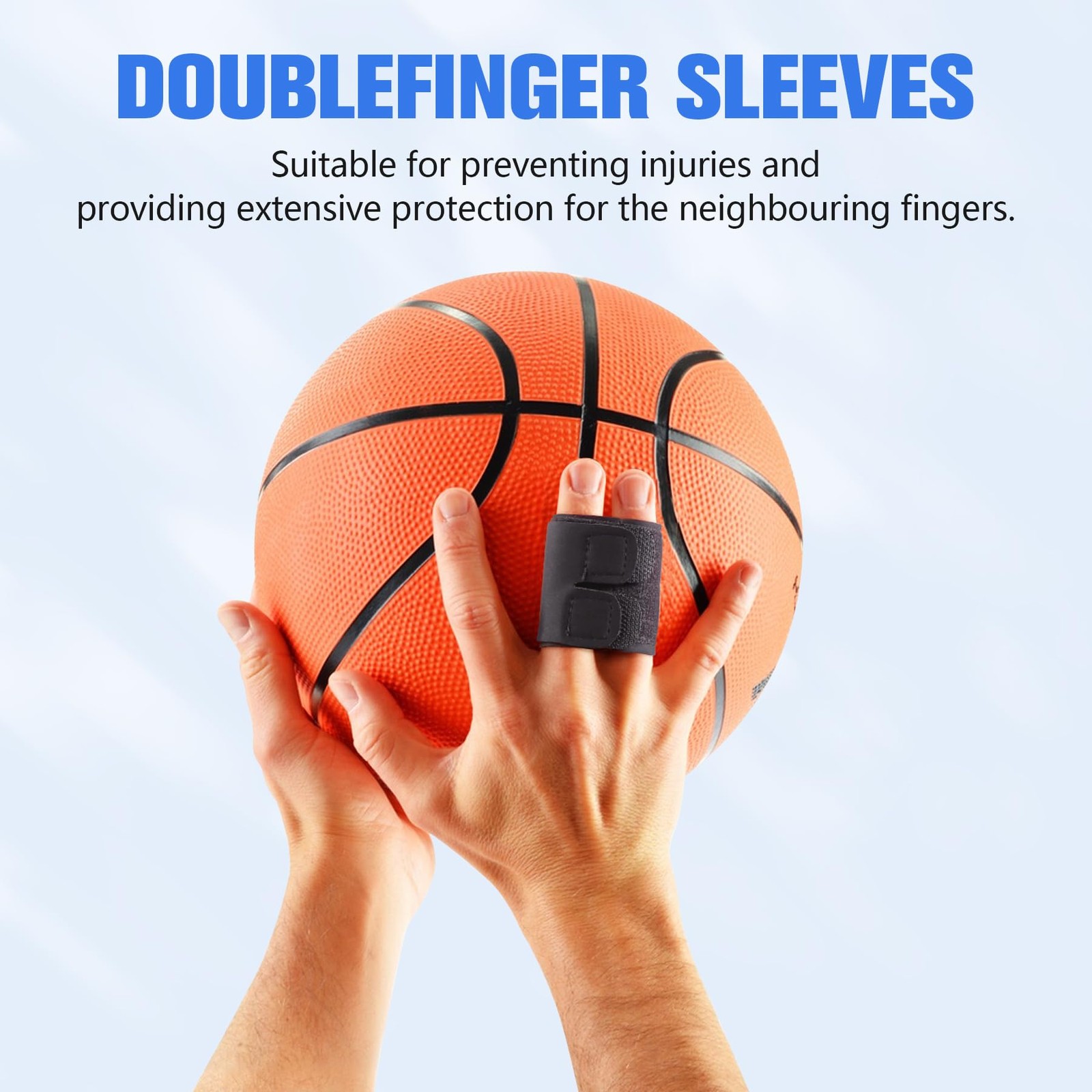 Cozyhealth Two Finger Splint(No Metal Support), Neoprene One Size