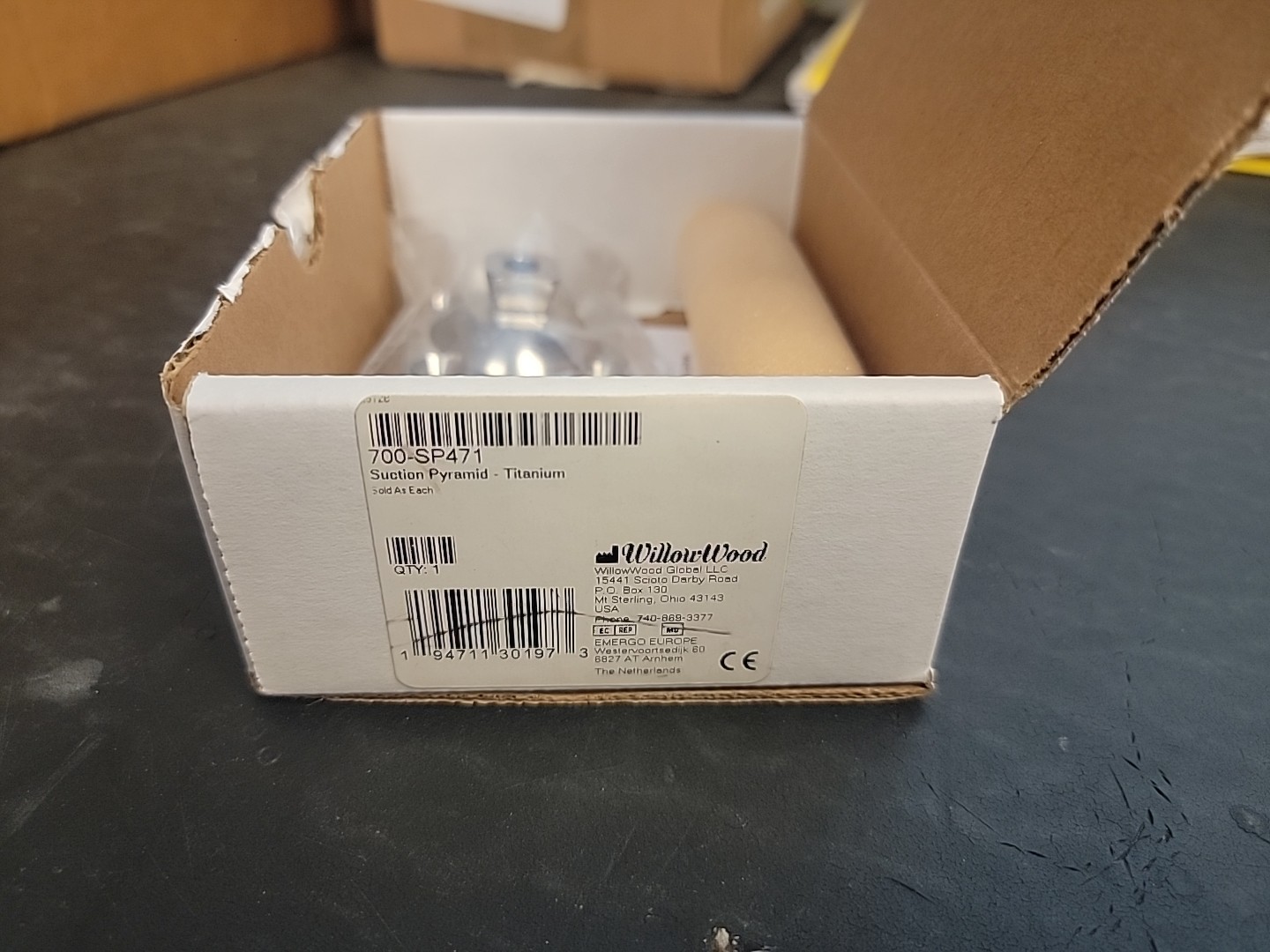 Willow Wood Titanium Suction Pyramid 700-SP471