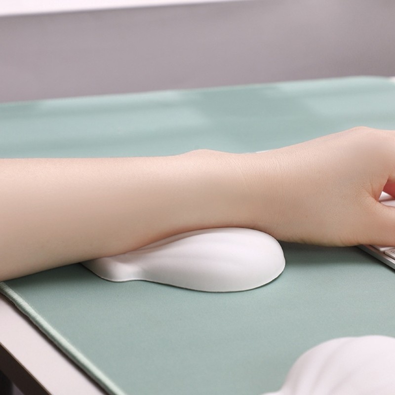 Ergonomic Shell Mouse Wrist Rest Soft Silicone Desk Wrist Support Mouse Mat