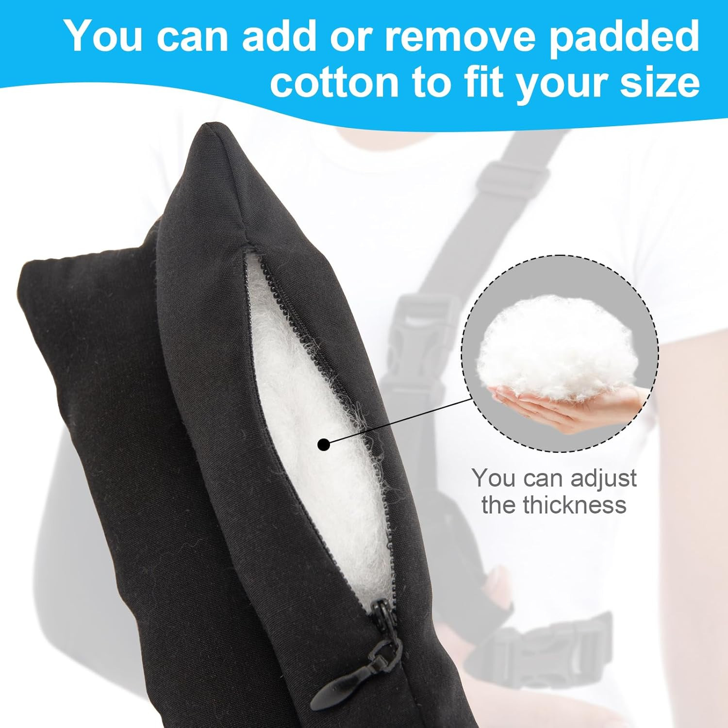 Strap Cushion for Arm Sling,Shoulder Brace Carry Strap Pillow Arm Elbow Wrist In