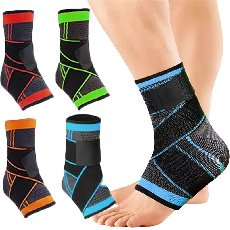 Adjustable Ankle Support Compression Ankle Brace Protector for Running Basketbal