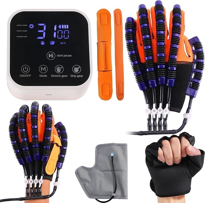 NEW Rehabilitation Robot Glove Stroke Training Device Left Hand Medium