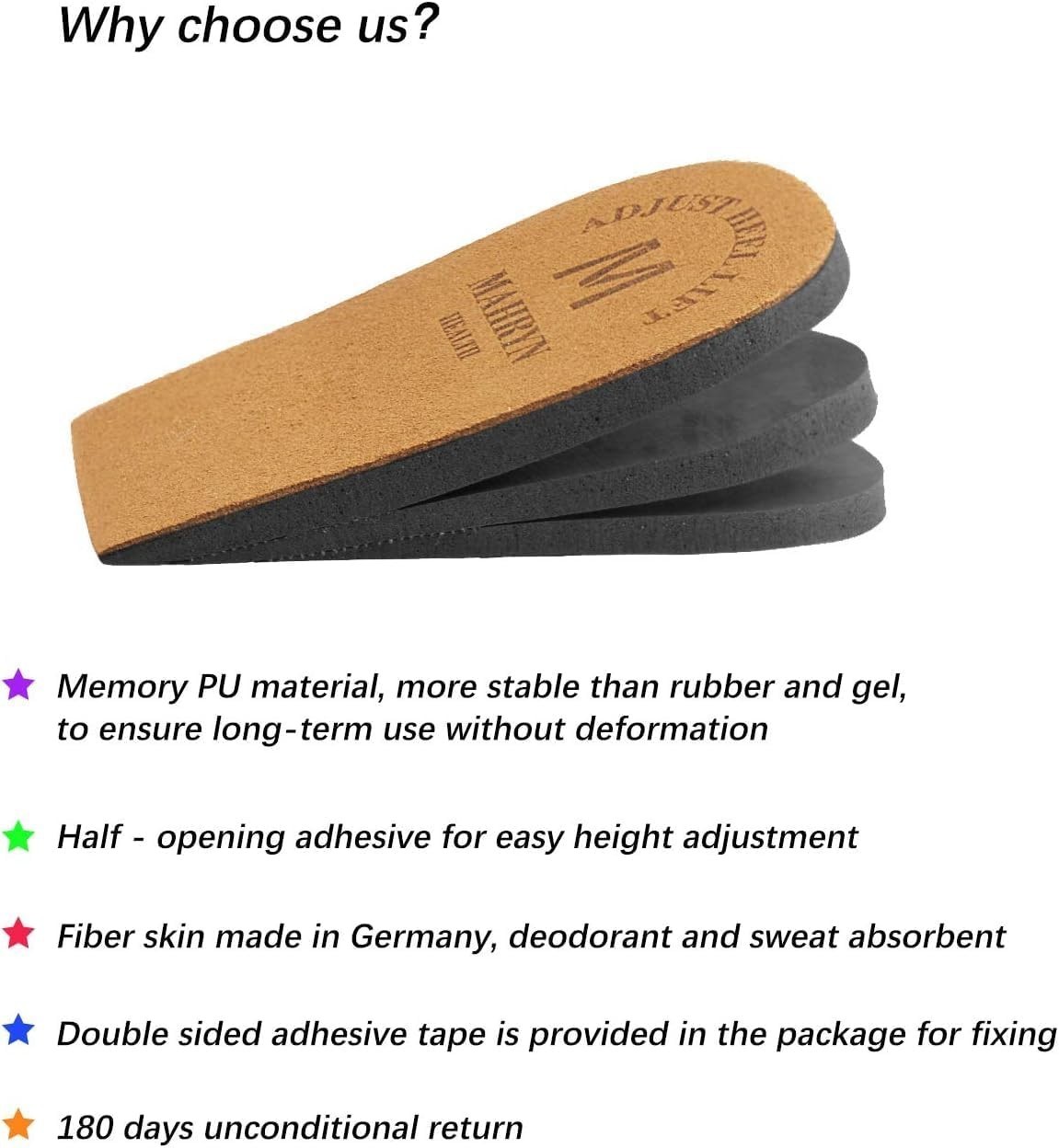 Height Increase Insoles for Leg Length Discrepancy