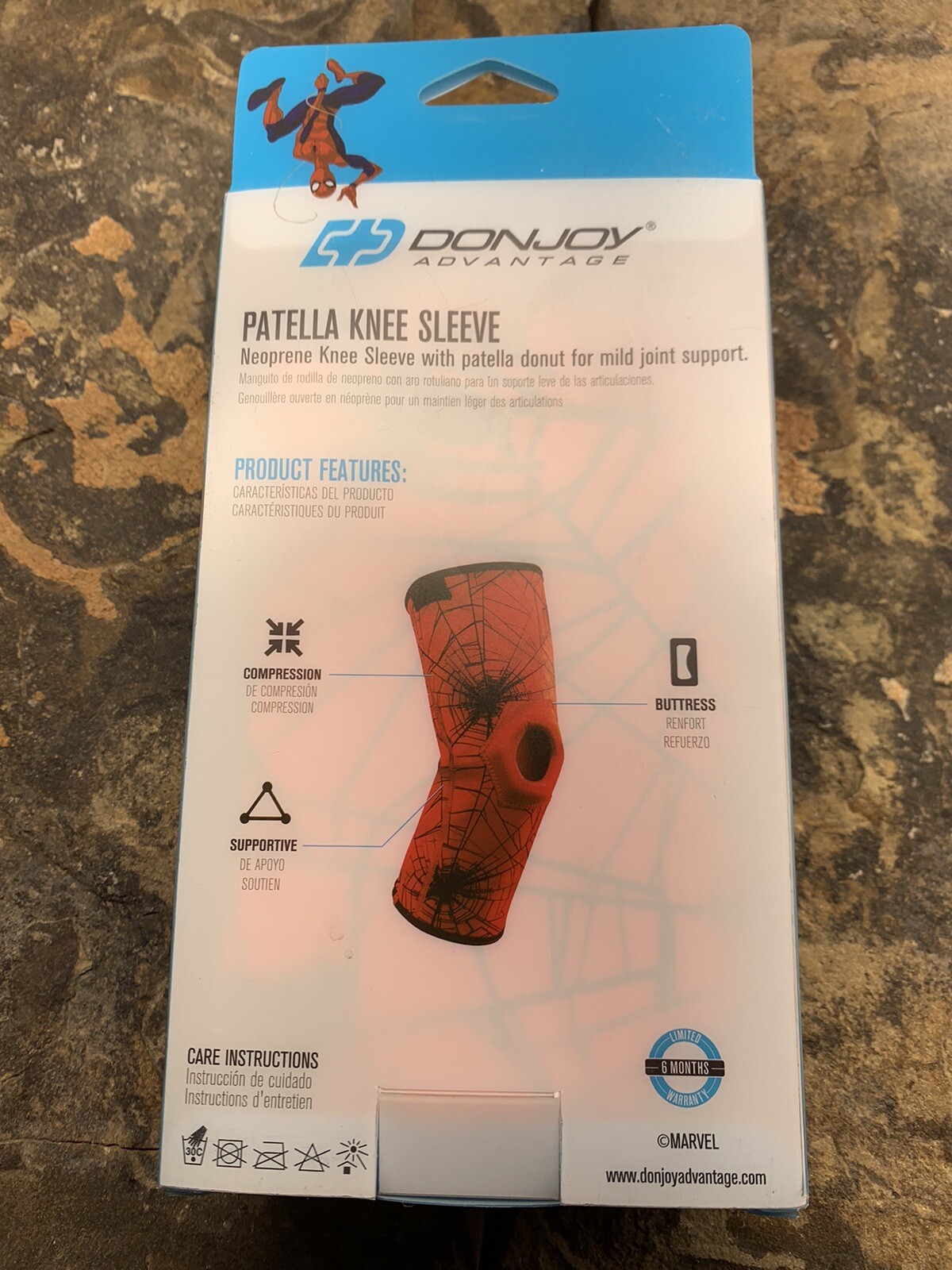 Donjoy Marvel Spiderman Knee Brace. Youth. New