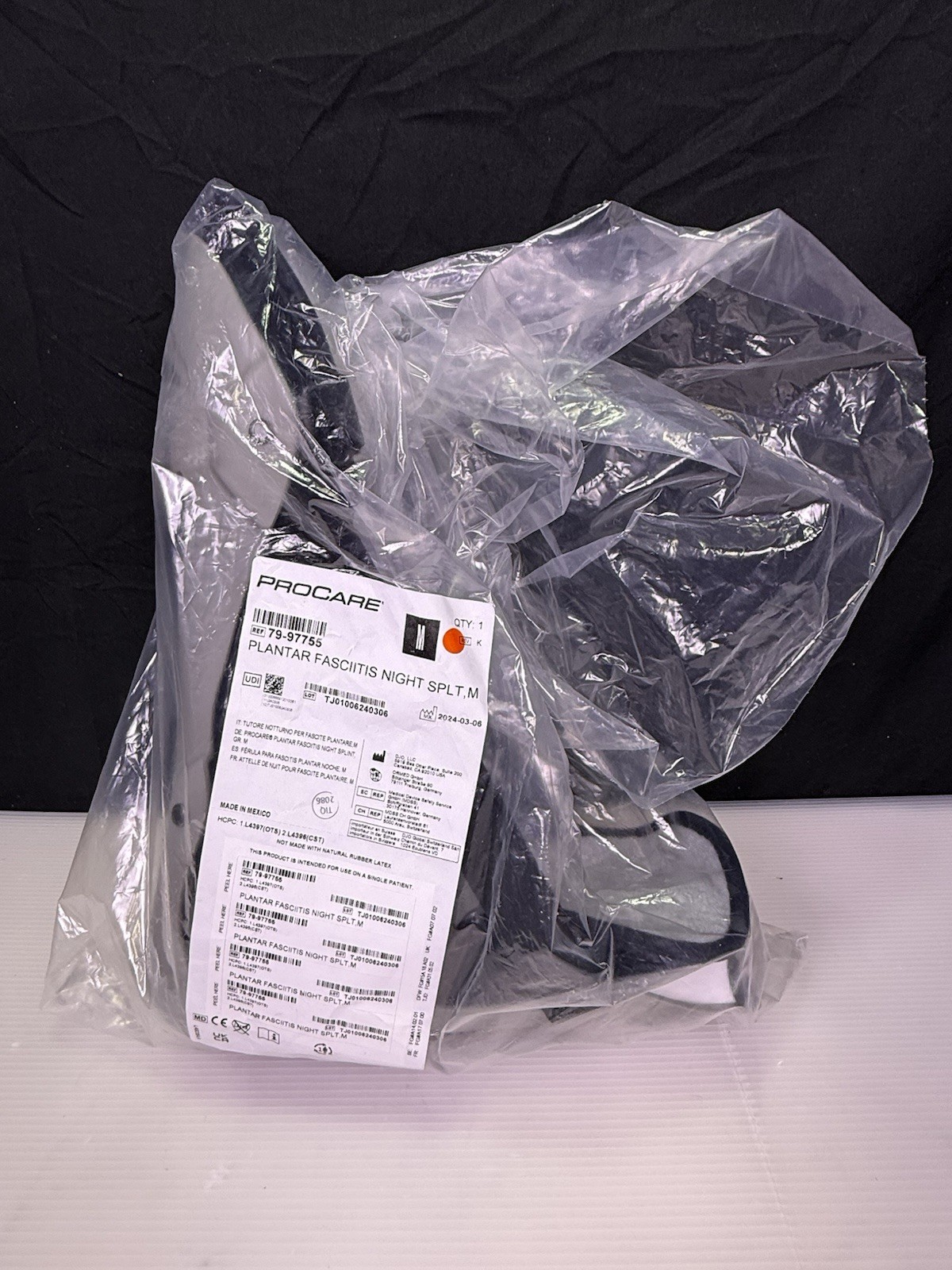 New ProCare Medium Night Splint 6.5-9.5 Men, 7-10 Women – Medium