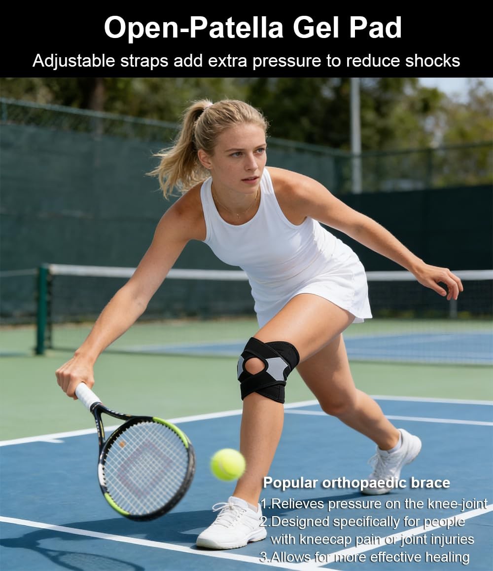 Knee Brace with Side Stabilizers for Meniscus Tear, Knee Braces for Women Men…