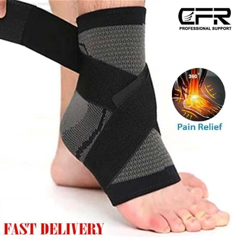 Ankle Support Compression Socks Foot Arch Heel Brace Plantar Fasciitis Bandage