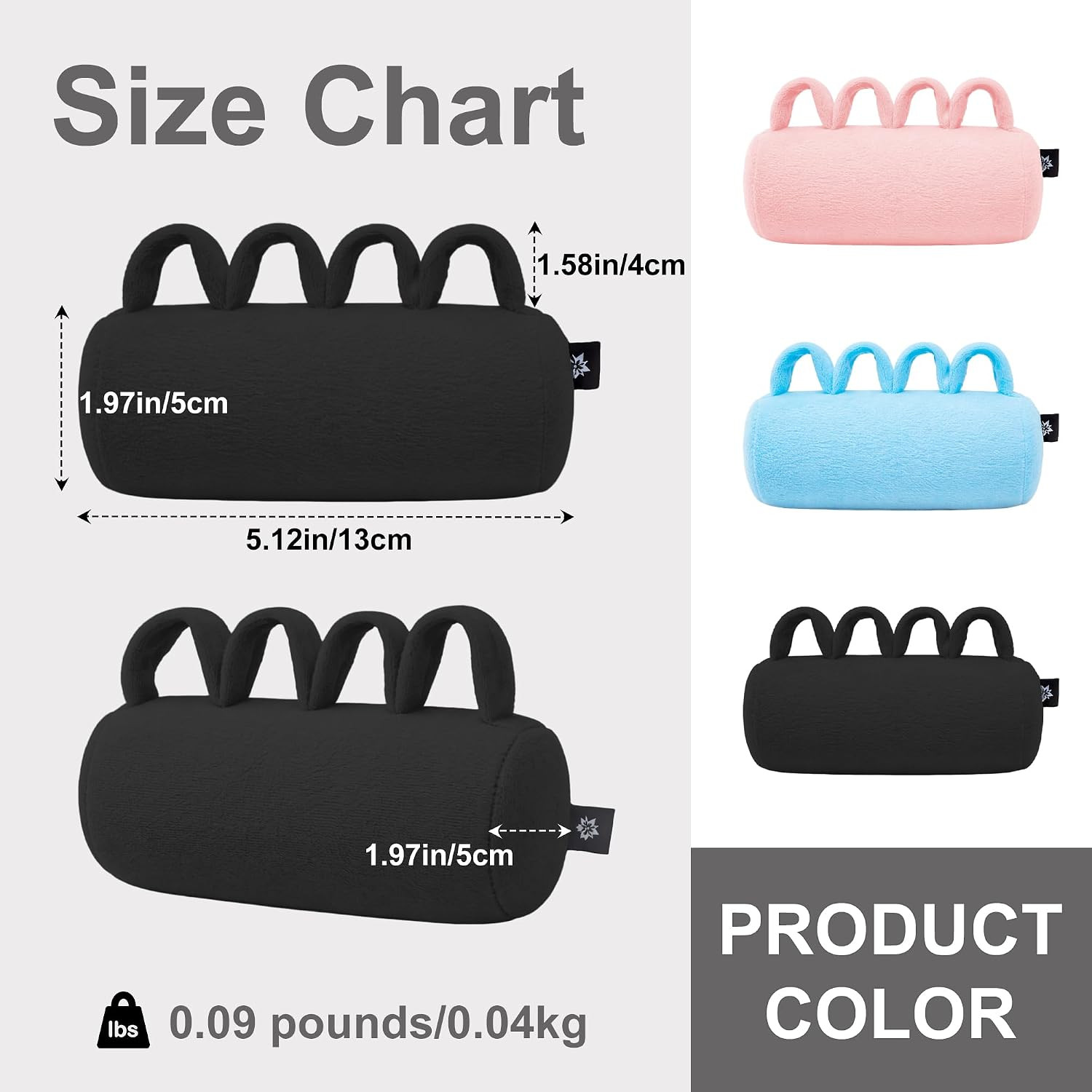 Hand Contracture Cushion,Soft Palm Protector Prevent Clenching at Night,Finger S