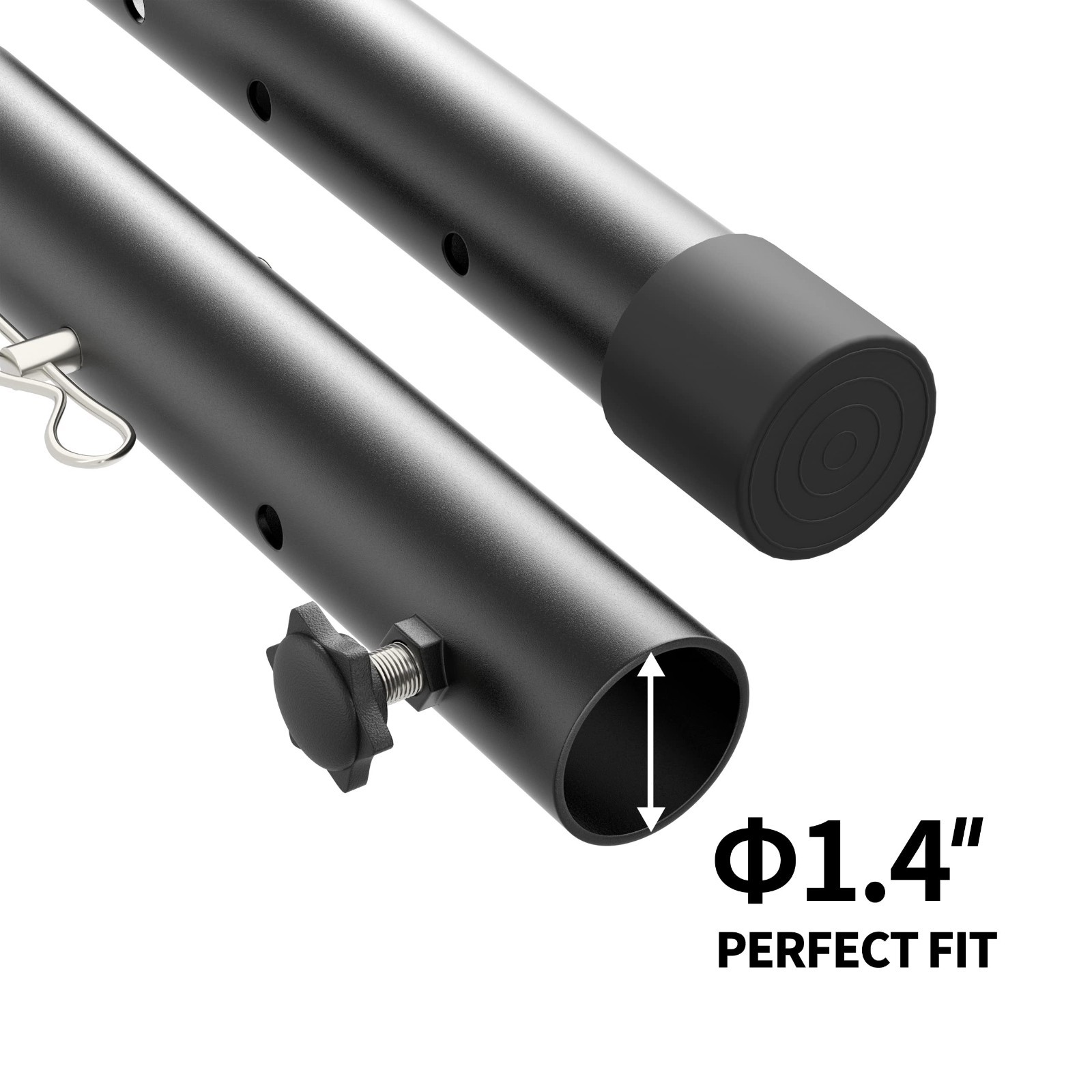 Adjustable Folding Table Leg Risers – 2 Heights, Durable Extenders for Back Pain