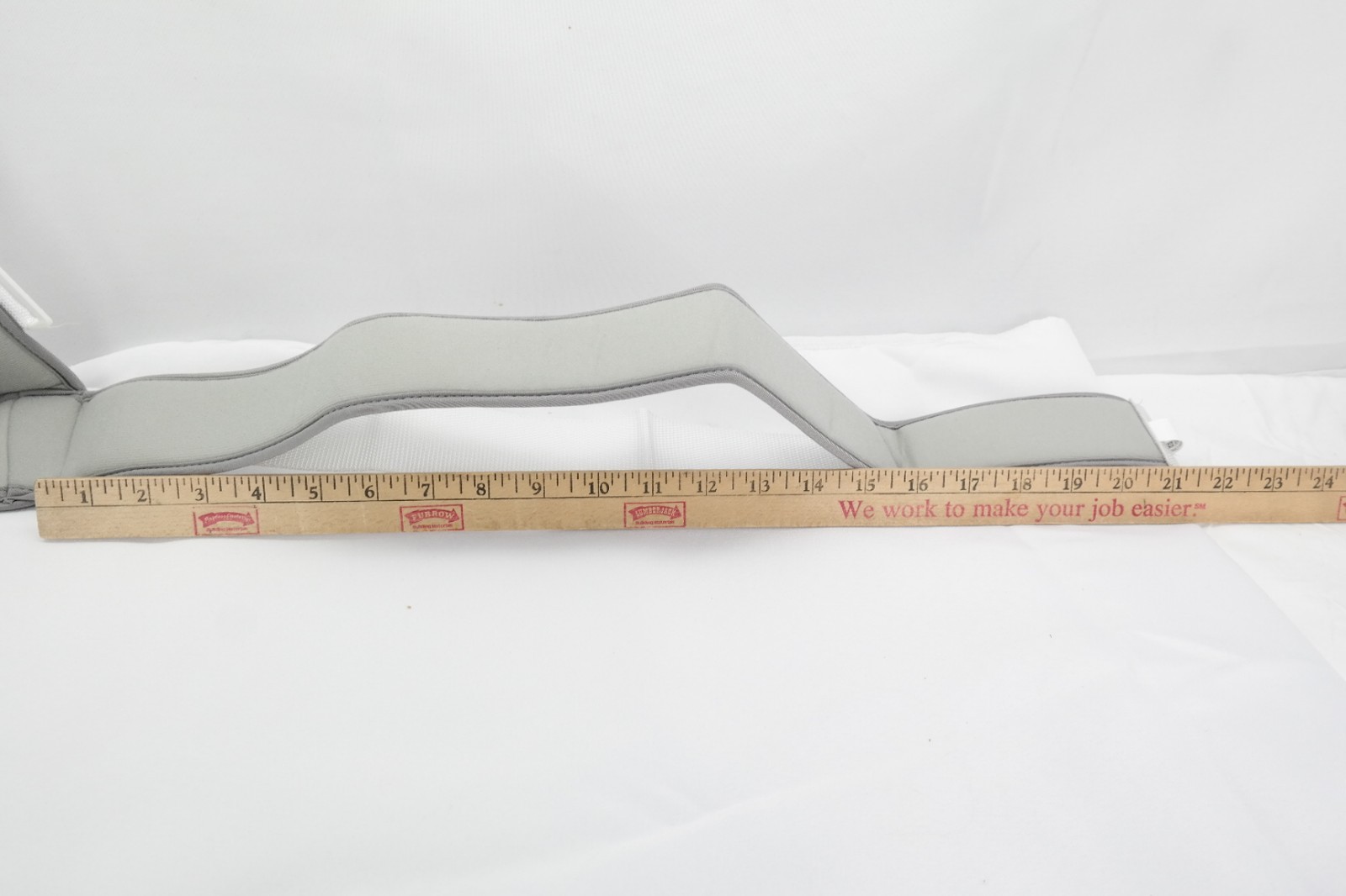 Posture and Clavicle Upper Back Shoulder Support Back Brace White and Grey TF