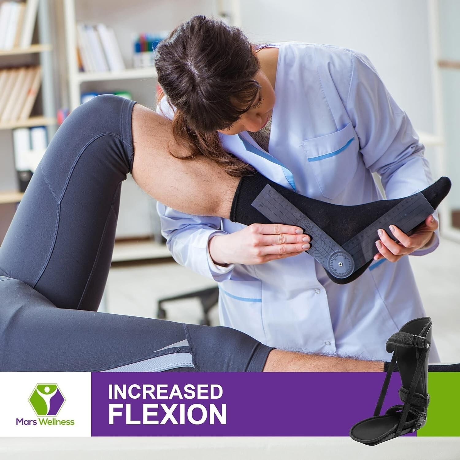 Plantar Fasciitis Posterior Night Splint Black Small USED