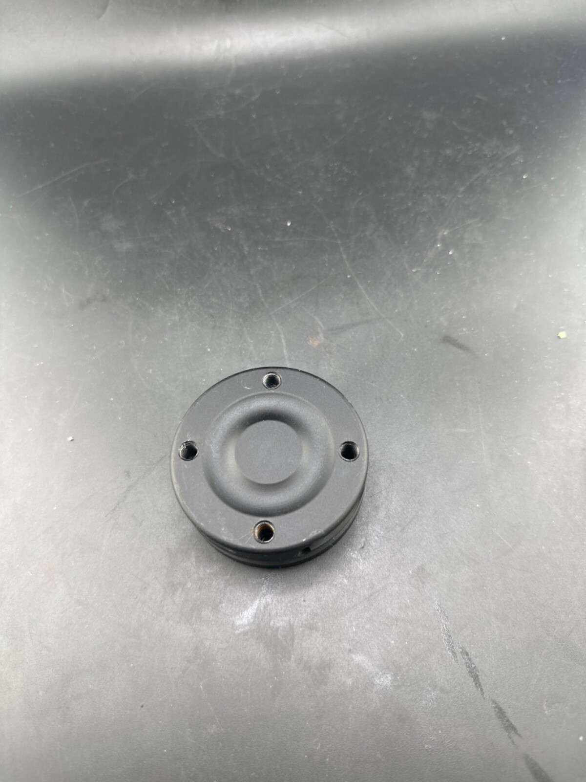 Prosthetic leg component adapter part. Bulldog lanyard Layard plate