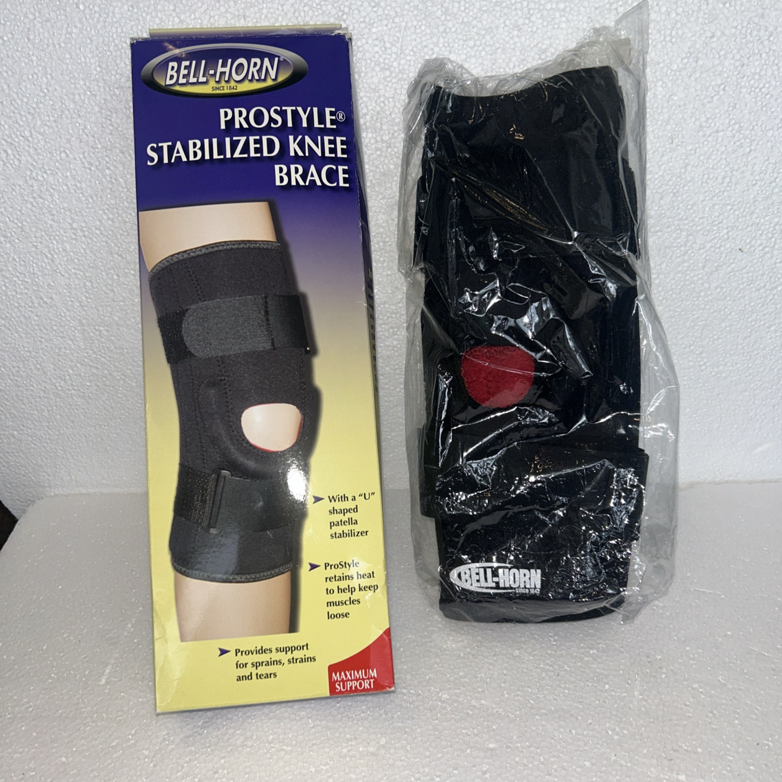Bell-Horn ProStyle Stabilized Knee Brace Med Open Box