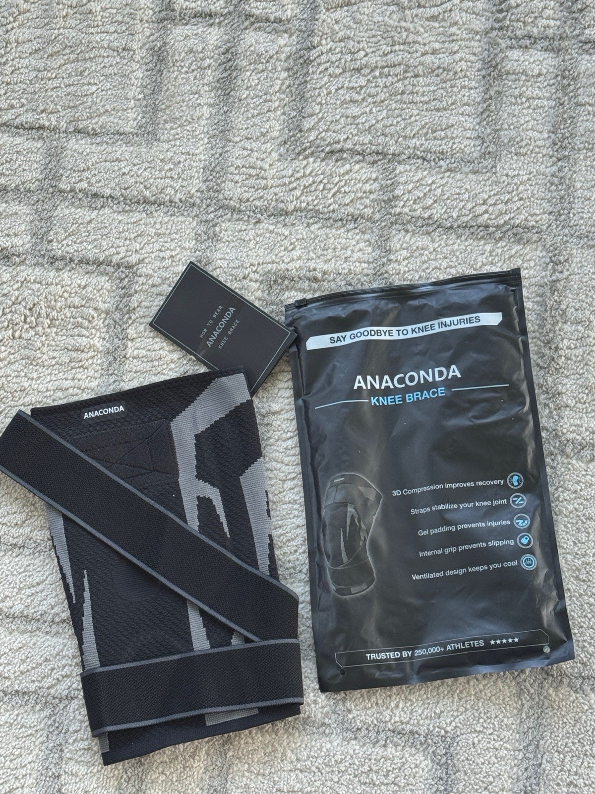 Anaconda Knee Brace With Stabilizer 3D V5 Sz XL new