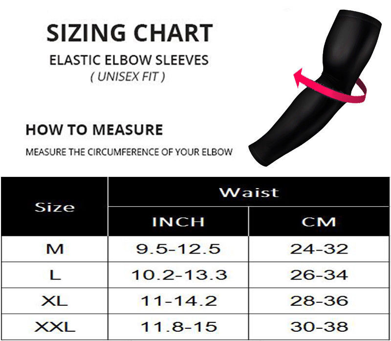 Elbow Support Brace Copper Arm Compression Sleeve Joint for Arthritis Gym Sports