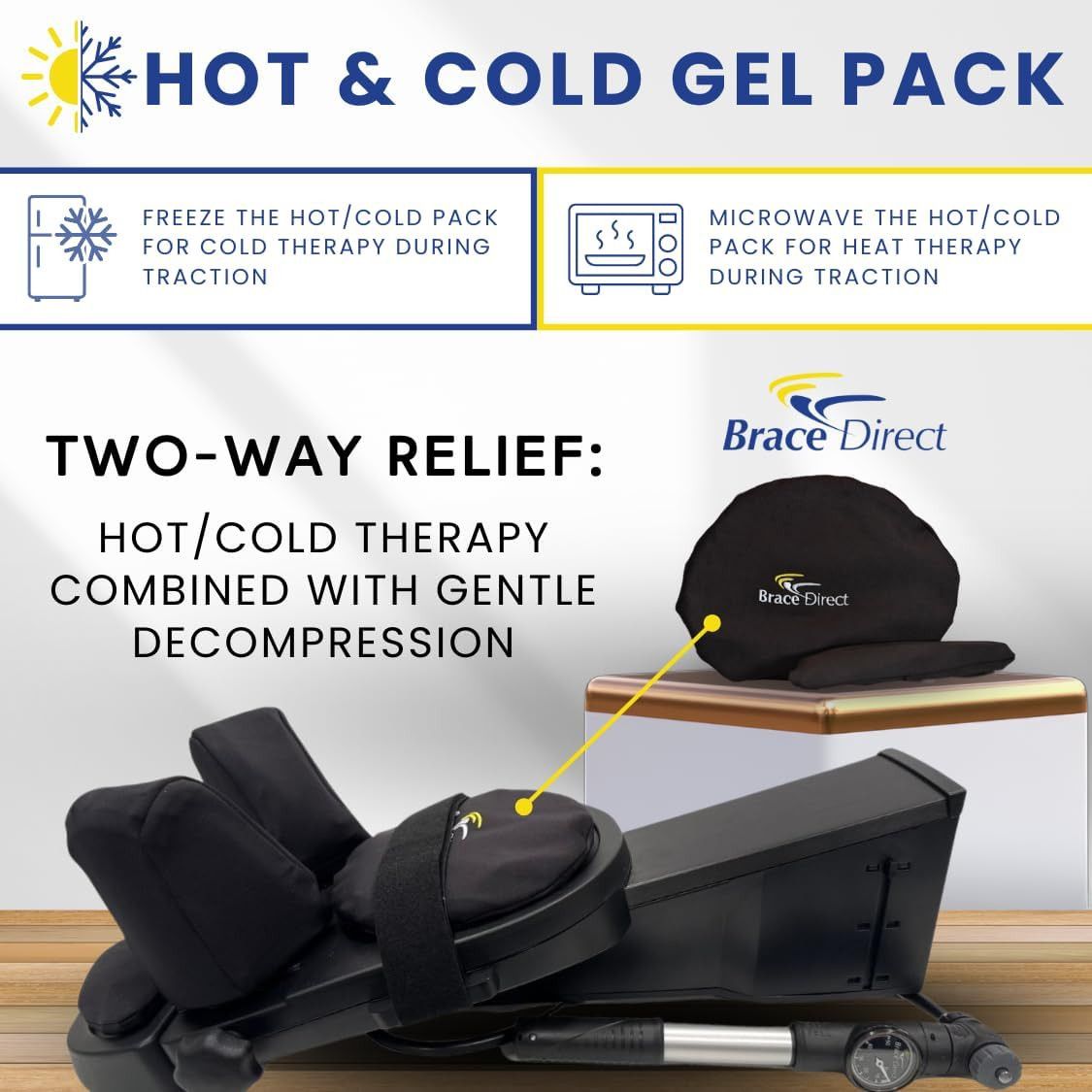 Portable Cervical Traction Device for Neck Pain Relief and Spinal Decompression