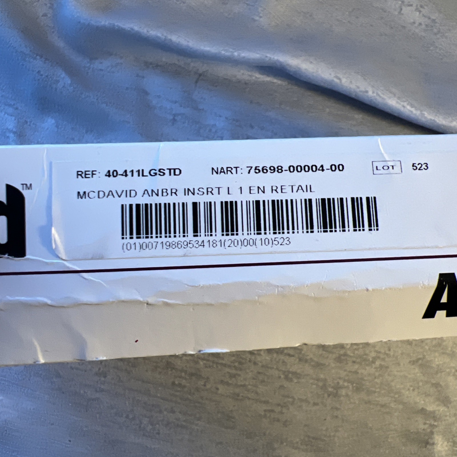 FLA ORTHOPEDICS McDavid Ankle Guard Includes Inserts Large New In Box