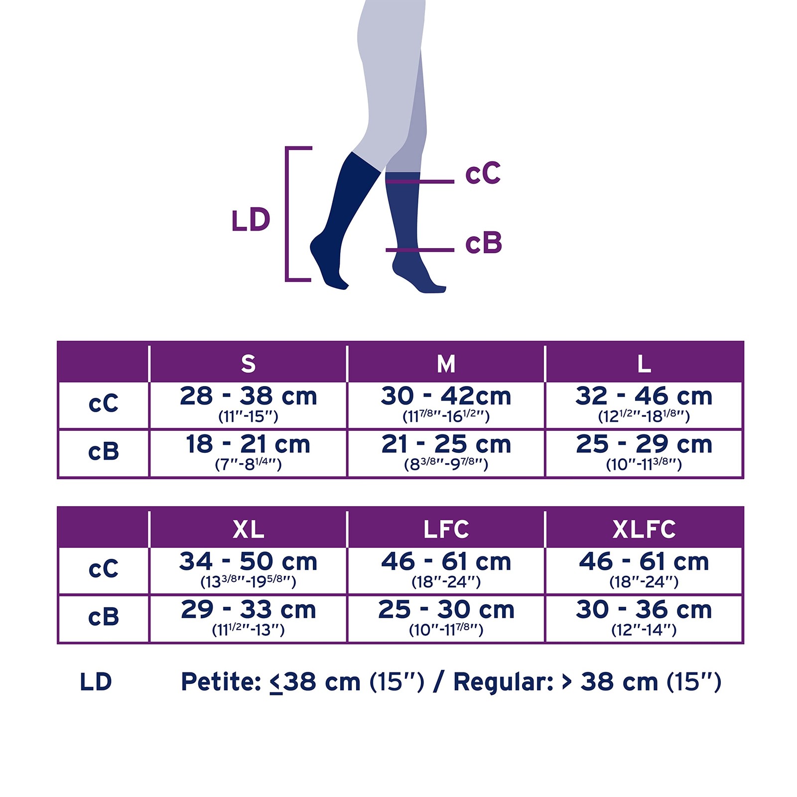 JOBST 115202 Opaque Compression Stocking, Knee High, Large, Classic Black