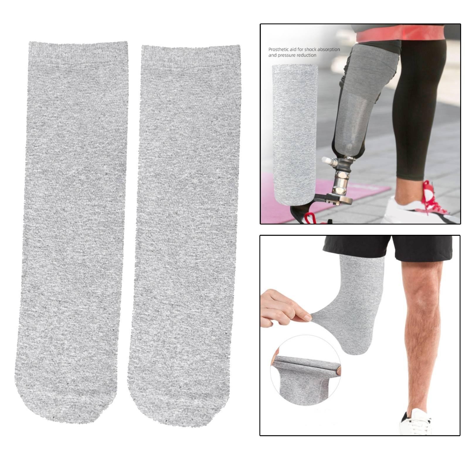 2Pcs Amputee Socks for Women Men Accessories Breathable Comfortable Elastic