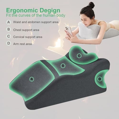 Adult Widened Intimacy Position Sex Pillow for Couples, Butt Cushion with Remova