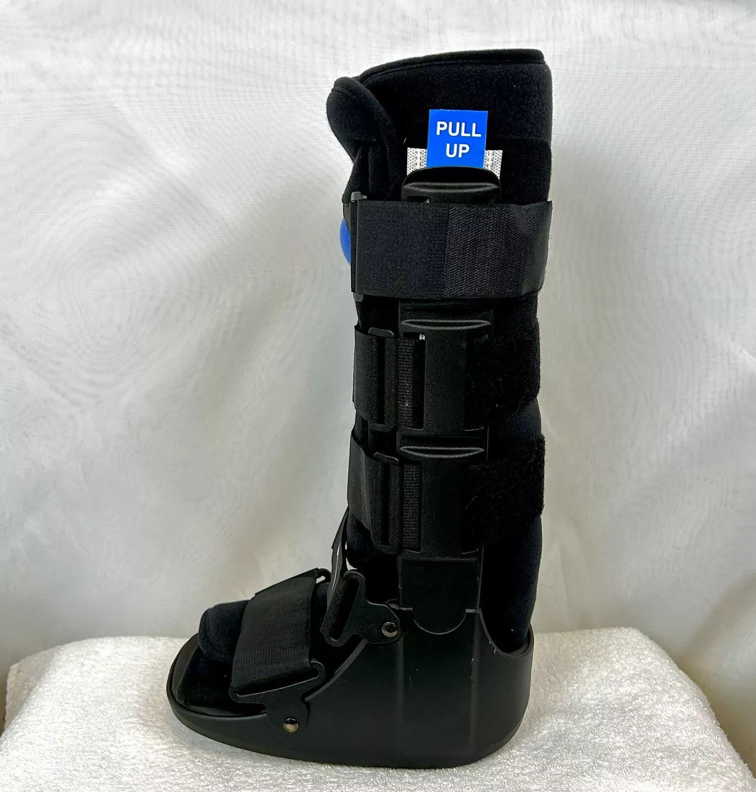 NEW High Top Adjustable Air Cast Walker Boot, Black Tall X-Small