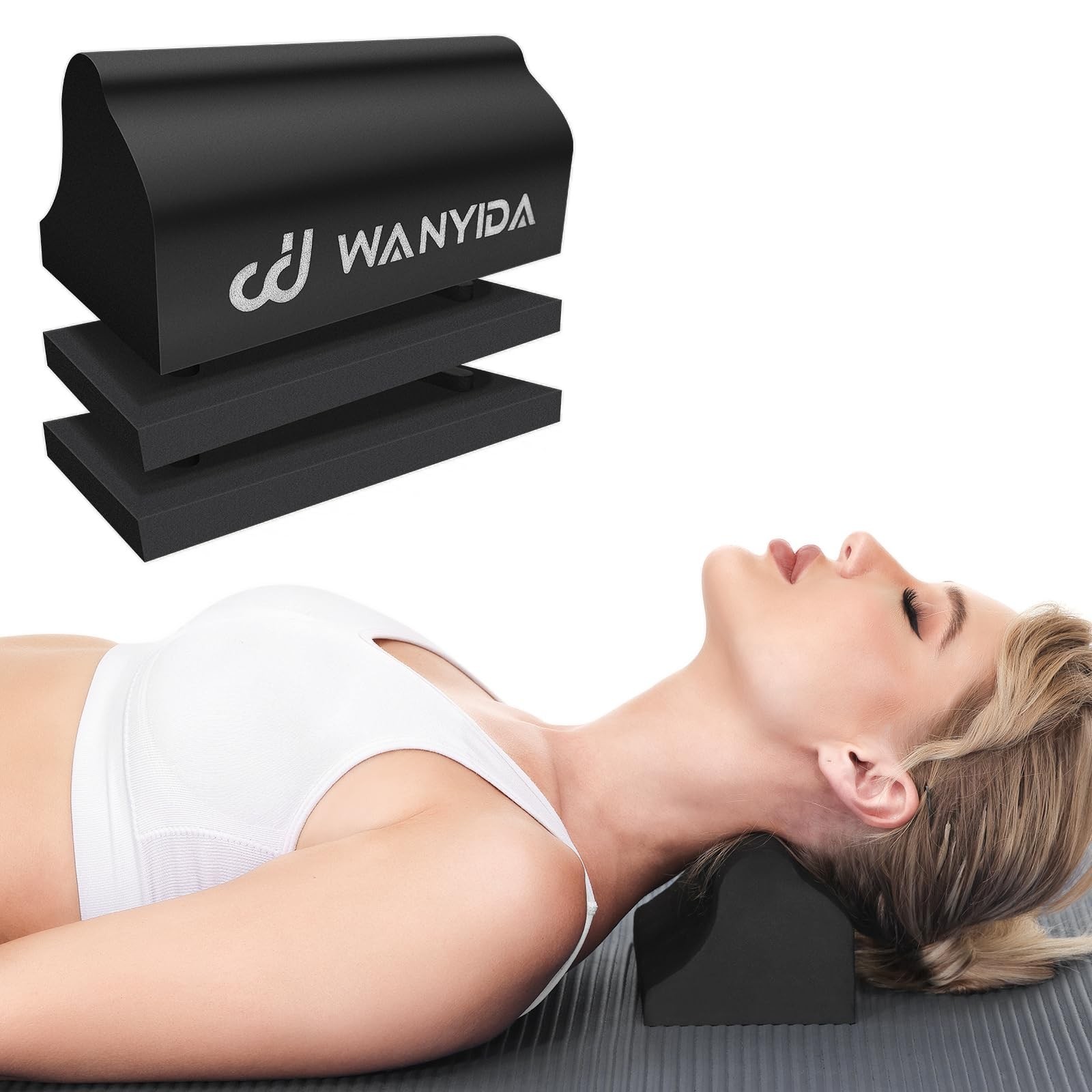 WANYIDA Neck Stretcher Chiropractic Pillows for Neck Pain Relief, Cervical