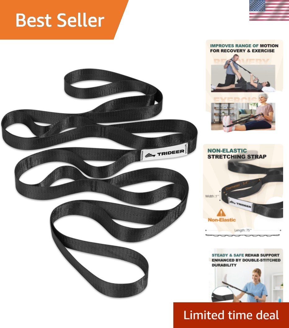 Polyester Stretching Strap (75″x1″) – Enhance Flexibility & Recovery