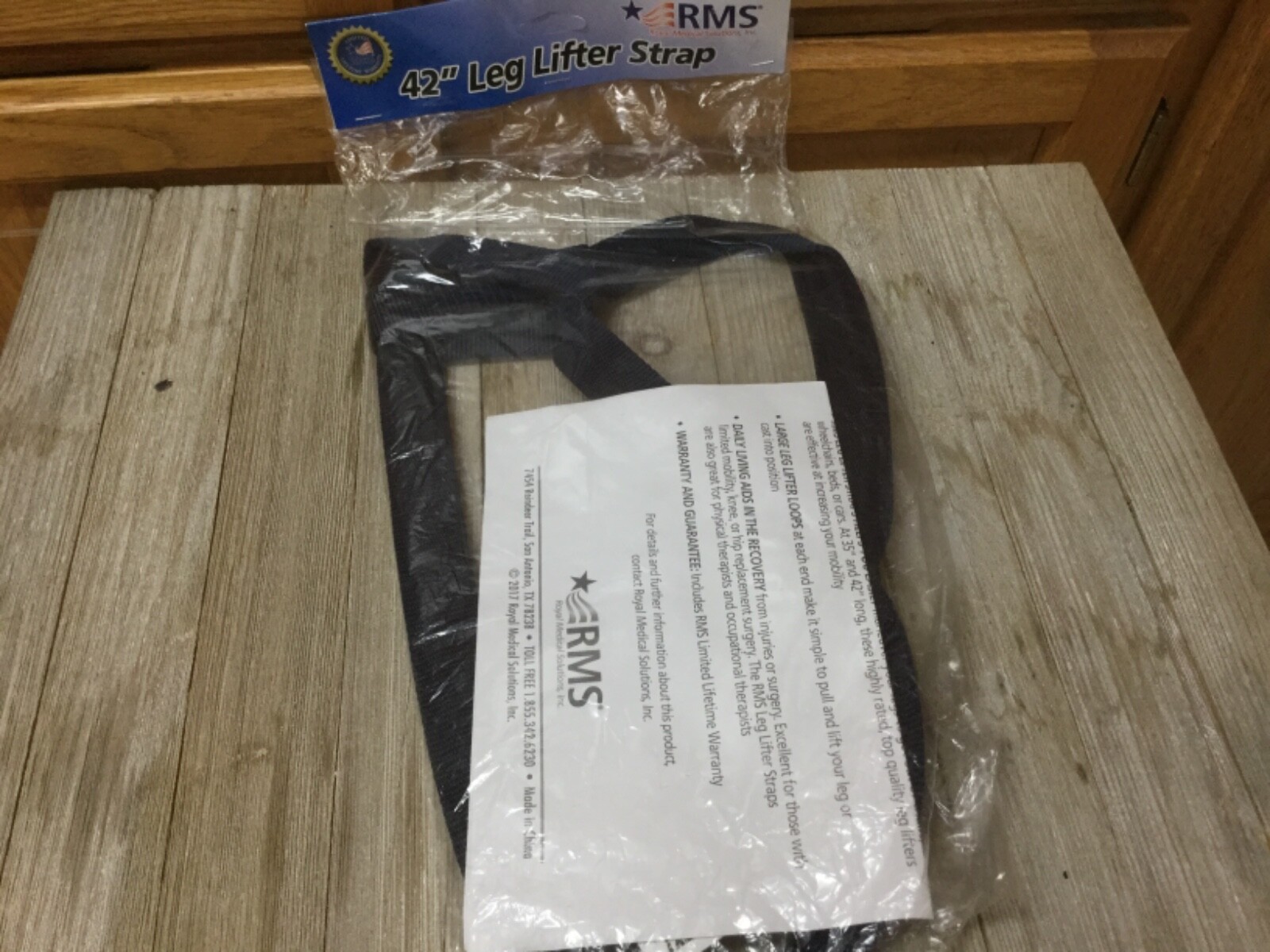RMS 42″ Black Adjustable Leg Lifter Straps Royal Medical Solutions