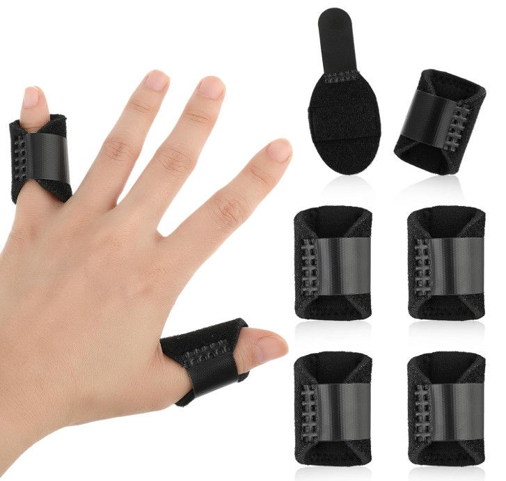 5PCS Trigger Finger Splints, Thumb Finger Brace for Trigger Finger Knuckle