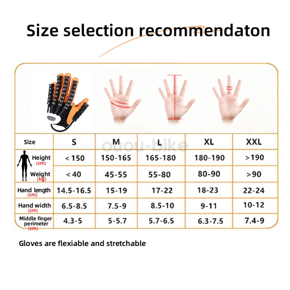 Home Use Hand Rehabilitation Robot Gloves Stroke Recovery Finger Trainer