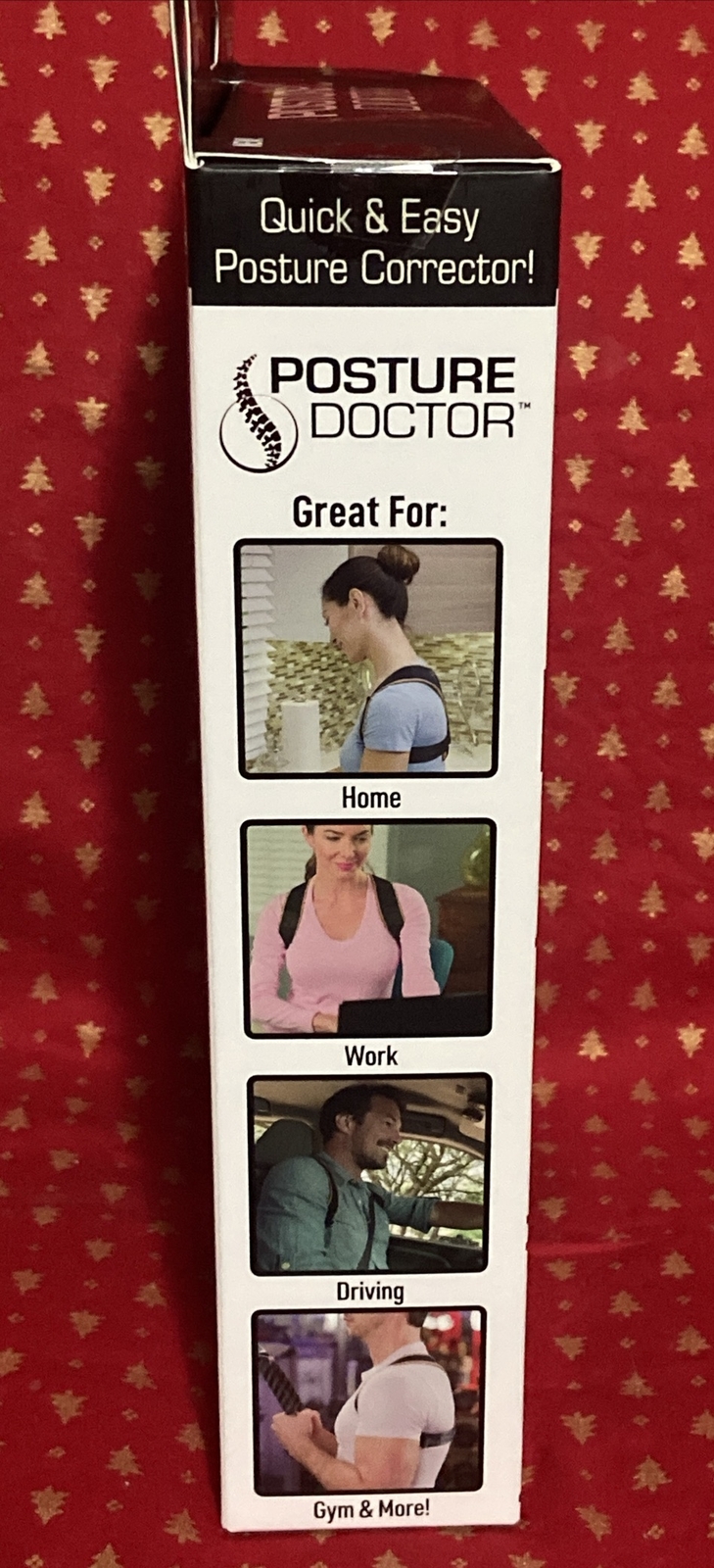Posture Doctor Quick & Easy Posture Corrector – Black Ontel brand As seen on TV
