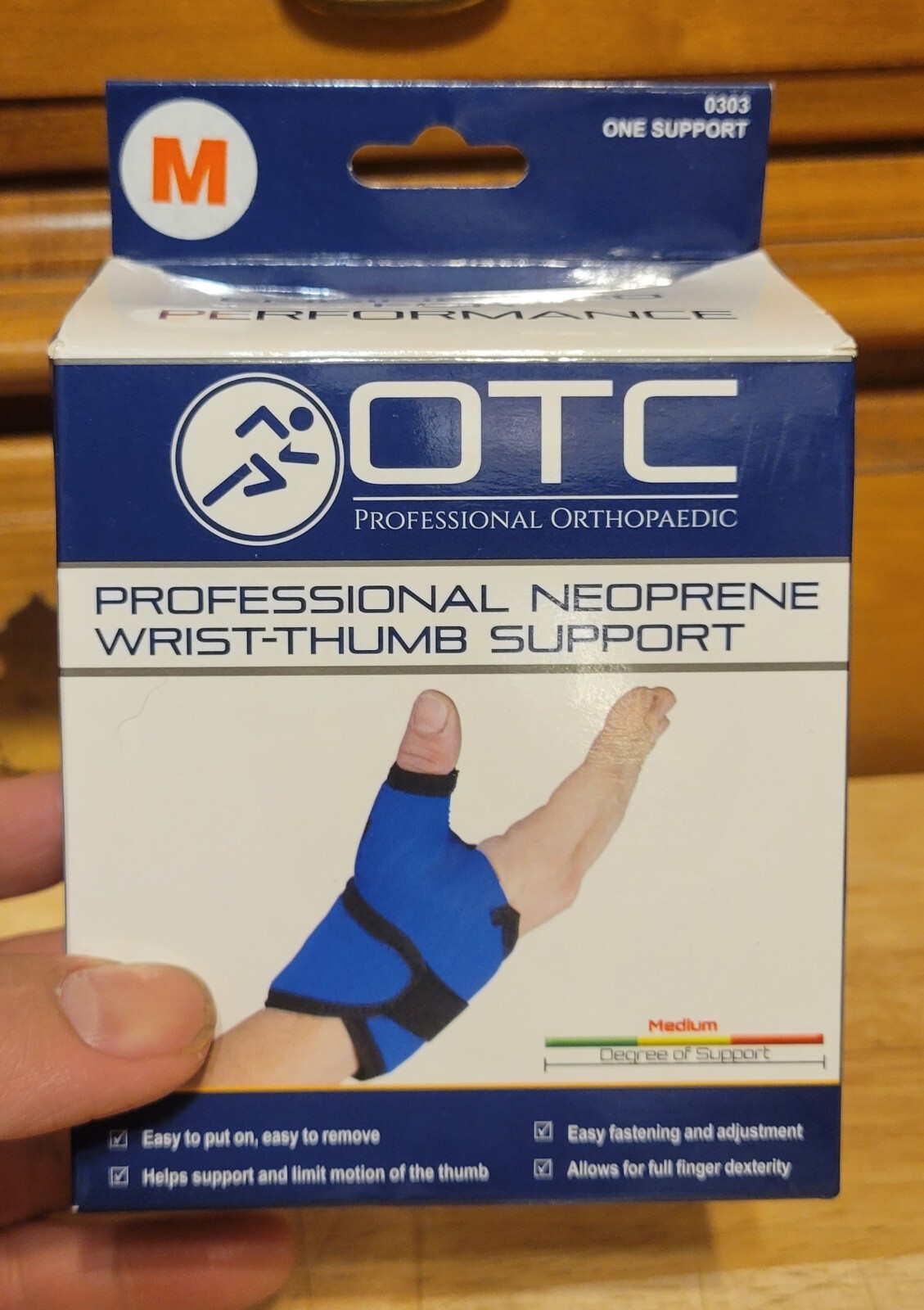 OTC/Champion Neoprene Wrist/Thumb Support, Medium 303M