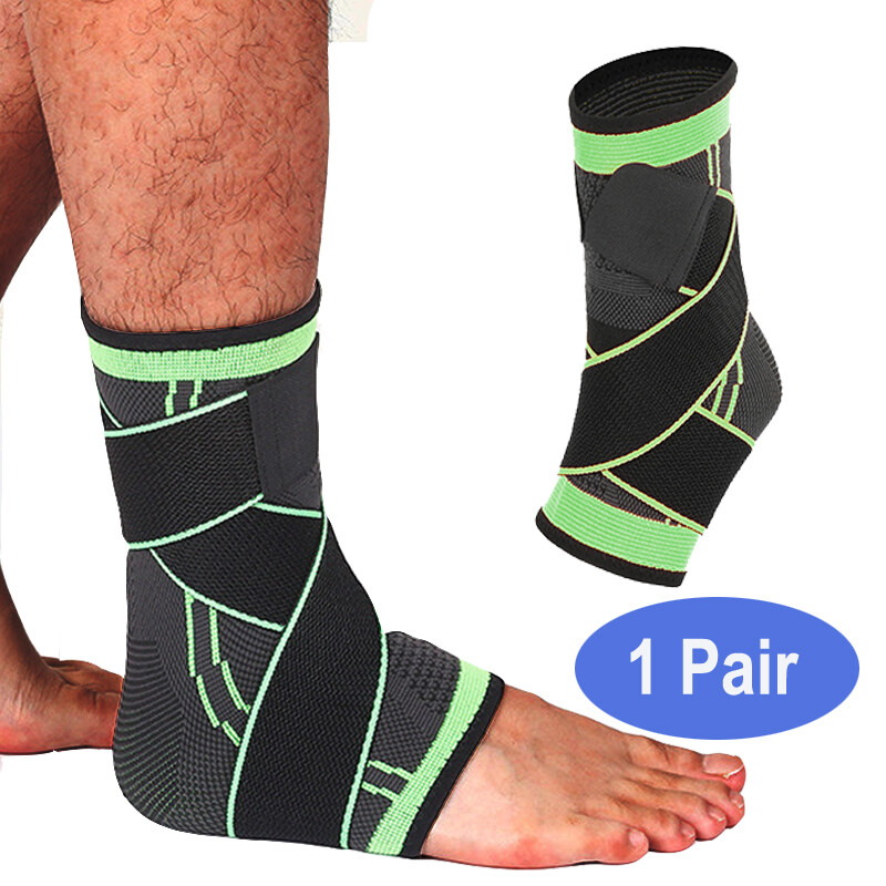 Ankle Support Brace Compression Sleeve Foot Tendon Plantar Fasciitis Relief Pain