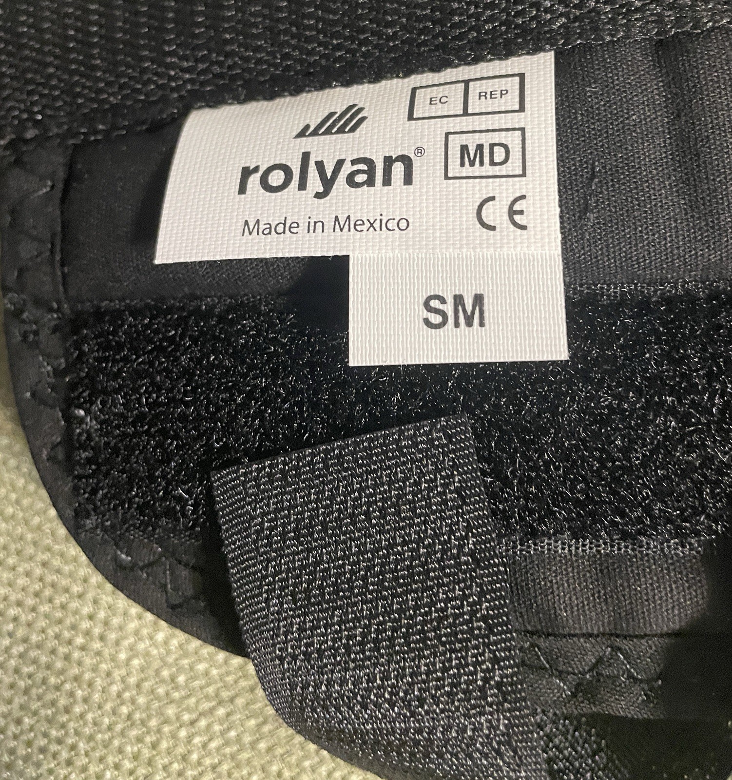 NIB “ROYLAN” D-RING WRIST BRACE for LEFT HAND ADULT S small BLACK 081283316 WOW