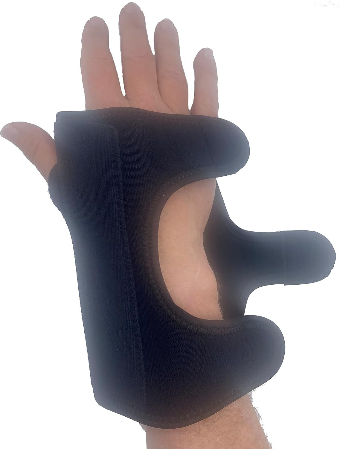 ® One Size Fits Most, Ambidextrous, Cock-Up Wrist Splint for Carpal Tunnel Relie
