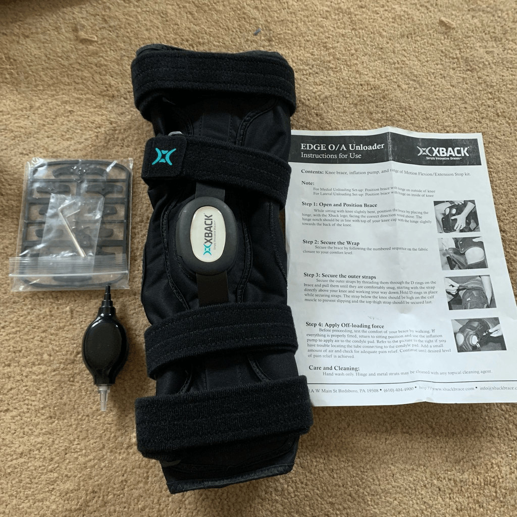 XBACK Knee Brace Edge OA Medical Unloader Size LG/XL-LT *Never Used*