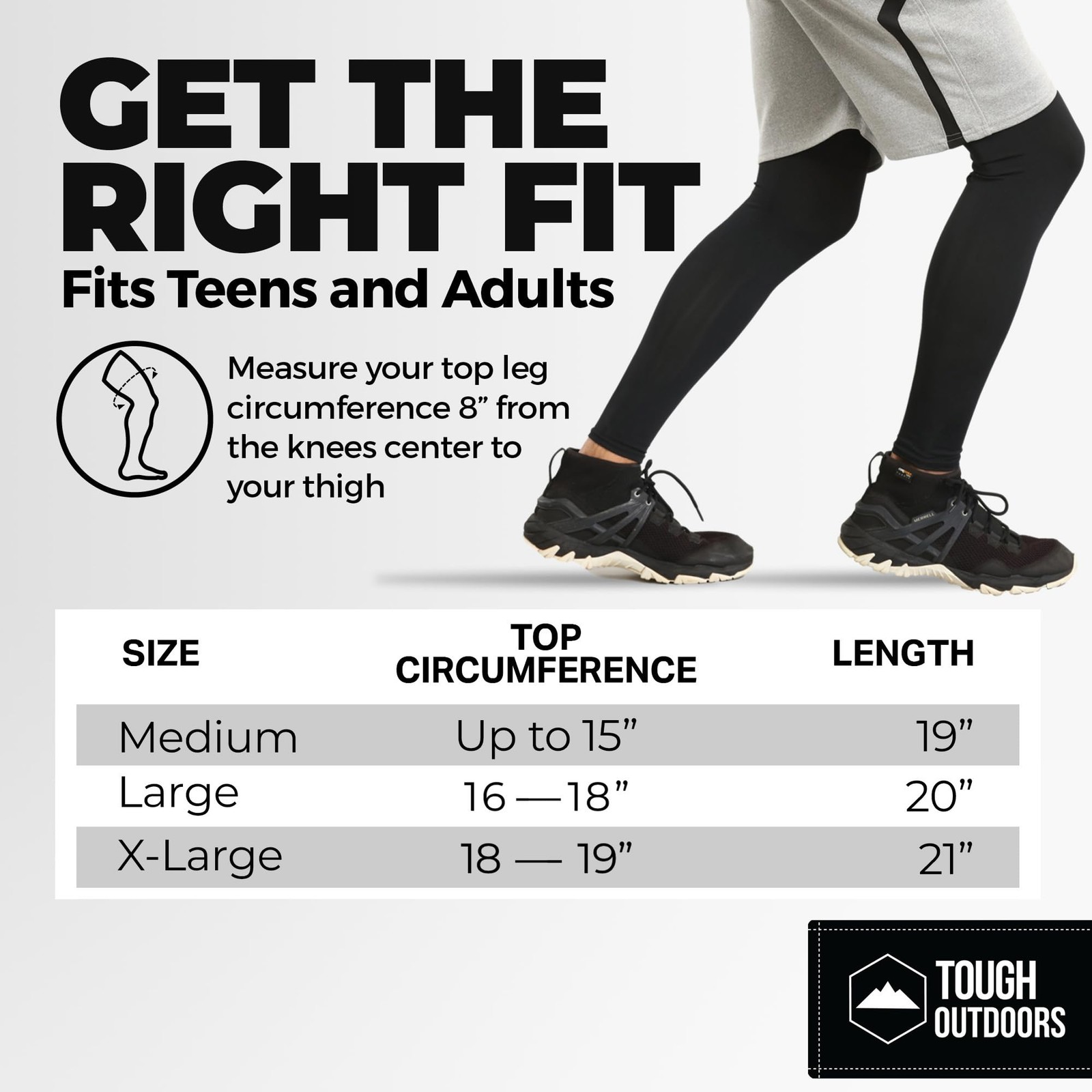 Leg Compression Sleeve – Leg Sleeves for Men & Women – Compression Calf Sleev…