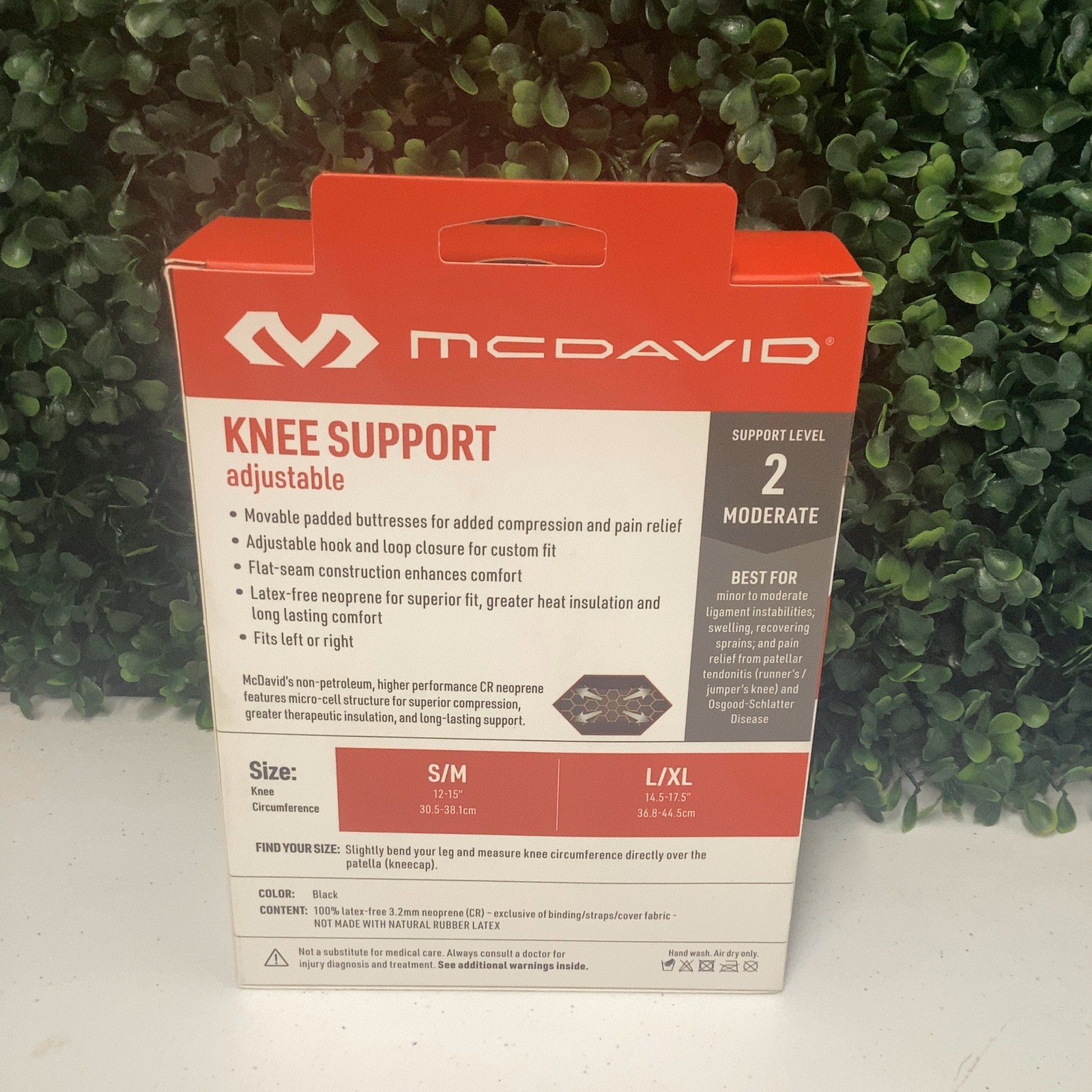McDavid 419 Adjustable Knee Support Brace L/XL