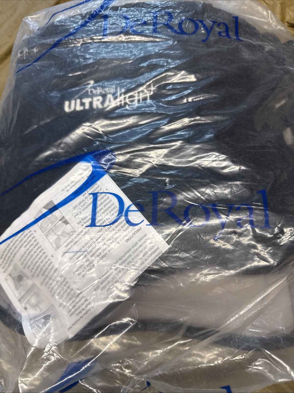 DEROYAL ULTRAlign Lumbar Support Back BRACE, Large, NEW