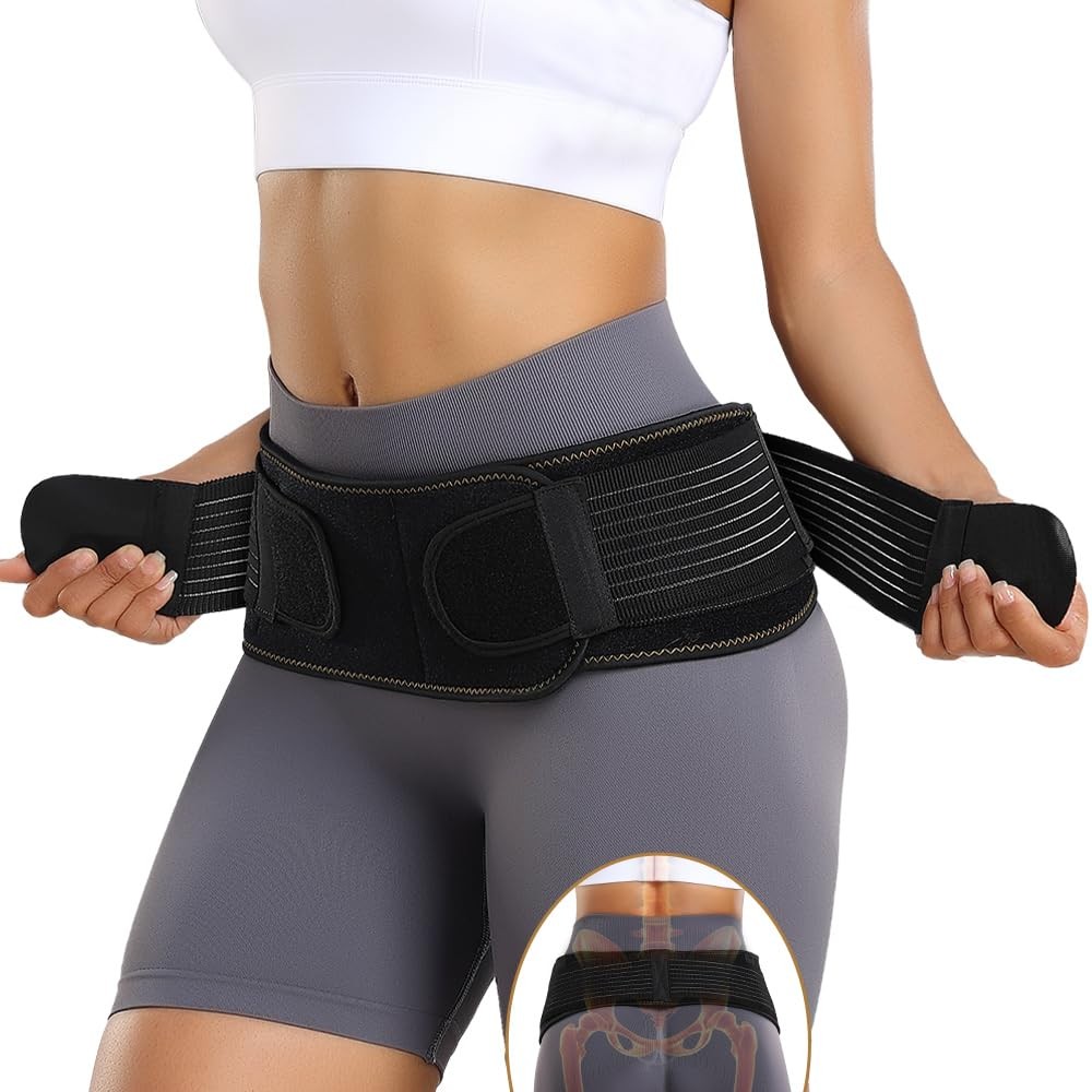 Sacroiliac SI Joint Hip Belt, Lower Back Support Relief from Si Joint, Sciati…