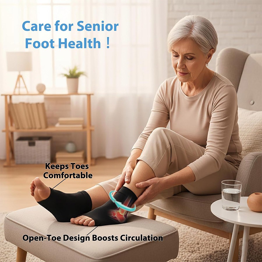 Neuropathy Socks – Peripheral Neuritis Compression Diabetic Toeless Foot Sleeve