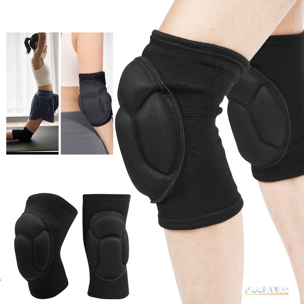 Adjustable Knee Pads Leg Protectors Protective Gear for Sports Work Flooring