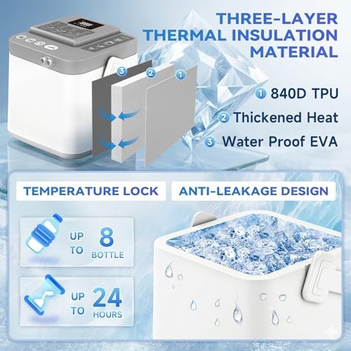 Cold Therapy Machine, Silent Brushless Pump Knee Ice Machine with Cryotherapy