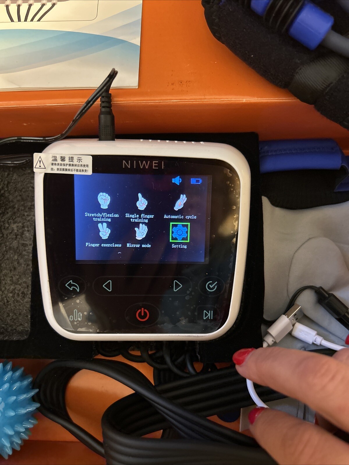 2023 New Rehabilitation Robot Gloves Upgrades Hand Stroke Recovery Equipment …