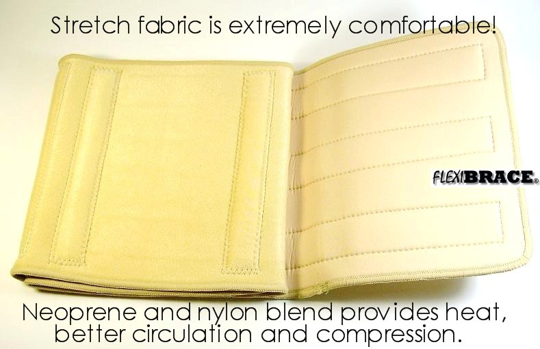 Lower Back Support Brace Lumbar Waist Belt Universal by Flexibrace