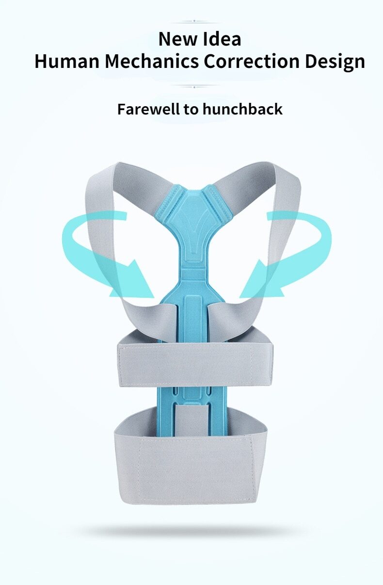Invisible Chest Posture Corrector Back Scoliosis Brace SpineBelt Correction Belt