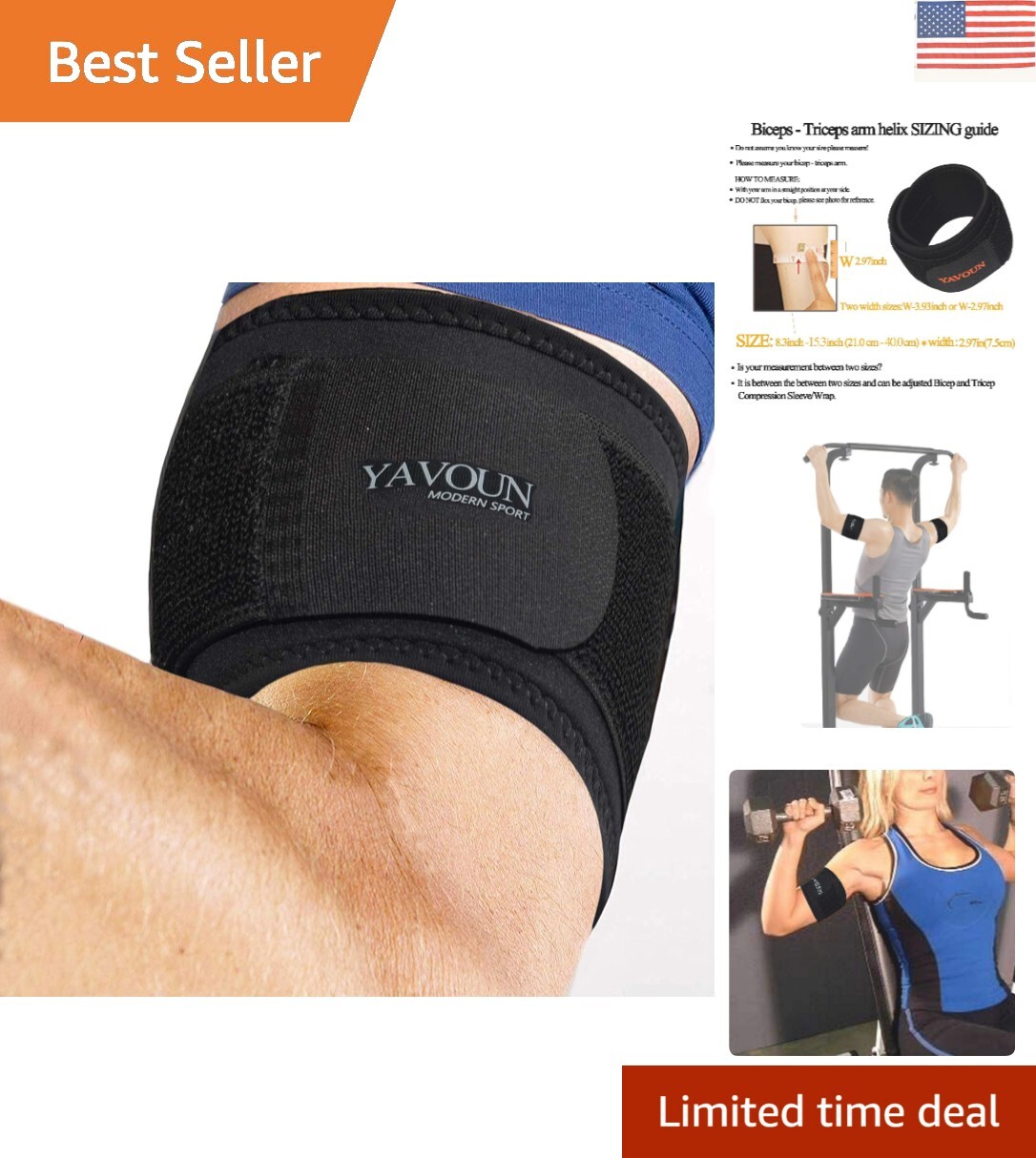 Lightweight Compression Arm Band for Efficient Muscle Recovery and Stabilization
