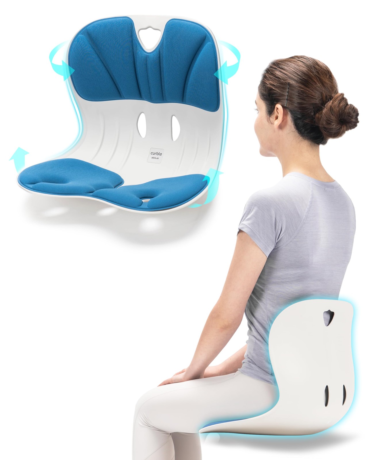 Wider – Ergonomic Desk Chair Seat Cushion, Everyday Passive Posture Trainer f…